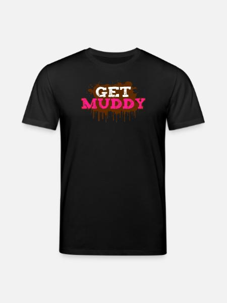 Course boueuse Schlammlauf Mud Run Muddy - T-shirt bio CREATOR Stanley/Stella Unisexe - noir