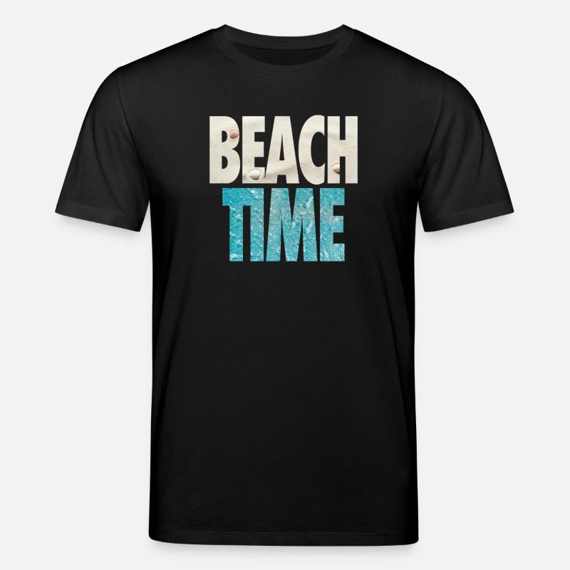 Plage - Vacances d’été - Mer et sable - T-shirt bio CREATOR Stanley/Stella Unisexe - noir