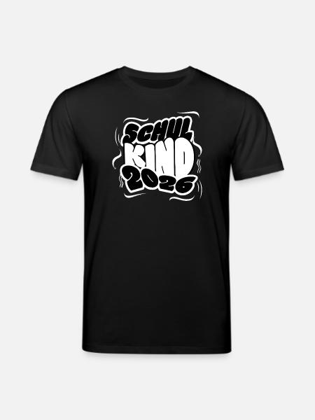 Schoolchild 2026 Lettering - Stanley/Stella CREATOR Unisex Organic T-Shirt - black