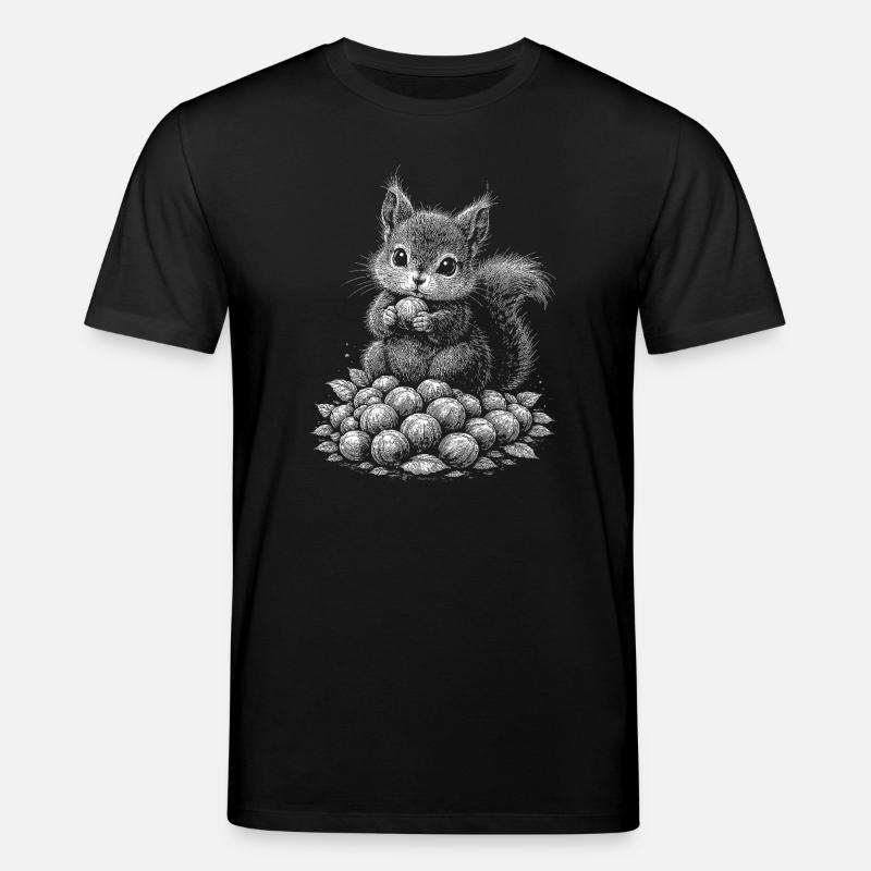 Eichhoernchen - T-shirt bio CREATOR Stanley/Stella Unisexe - noir