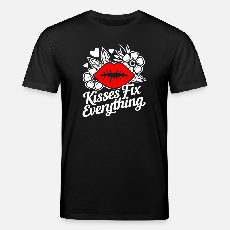Küsse heilen alles - Stanley/Stella Unisex Bio-T-Shirt CREATOR  - Schwarz
