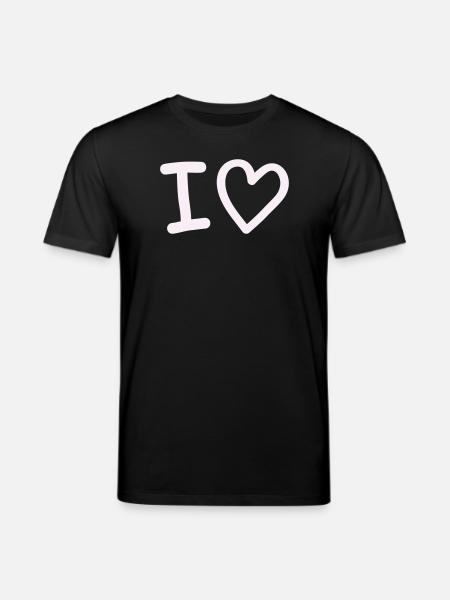 i_love - T-shirt bio CREATOR Stanley/Stella Unisexe - noir