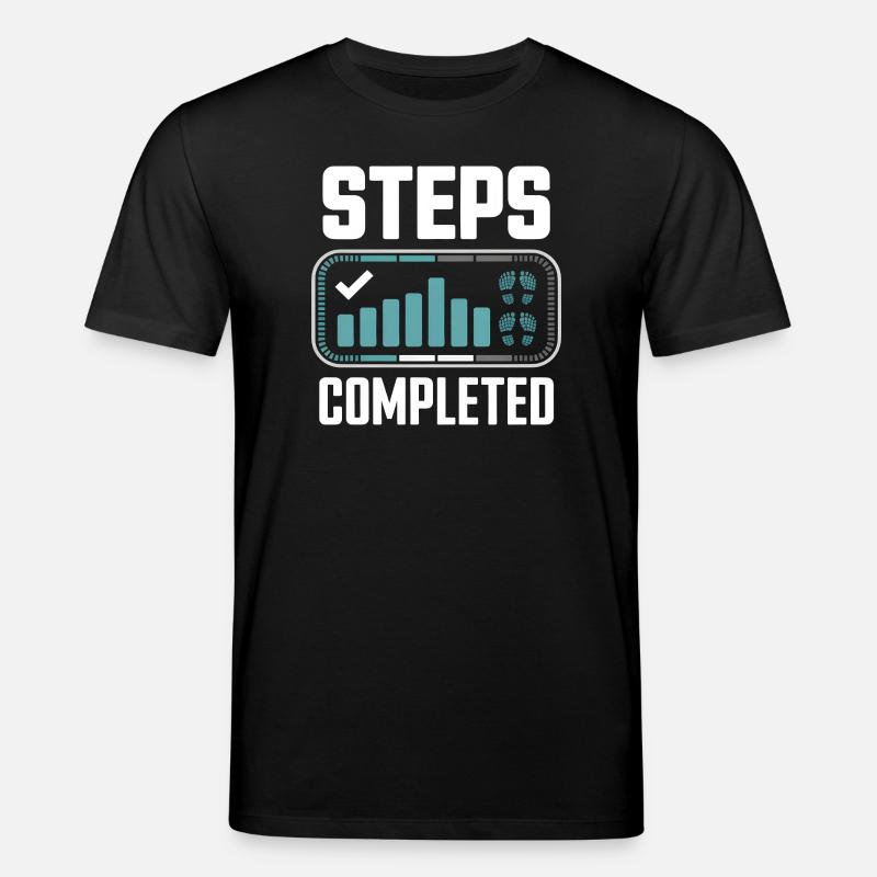 Étapes achevées 10000 Schritte - T-shirt bio CREATOR Stanley/Stella Unisexe - noir