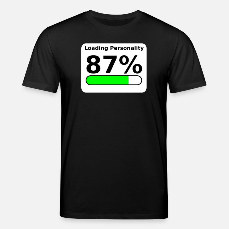 Loading Personality 87% – Nerdy Statement Tee - Stanley/Stella Unisex Bio-T-Shirt CREATOR  - Schwarz