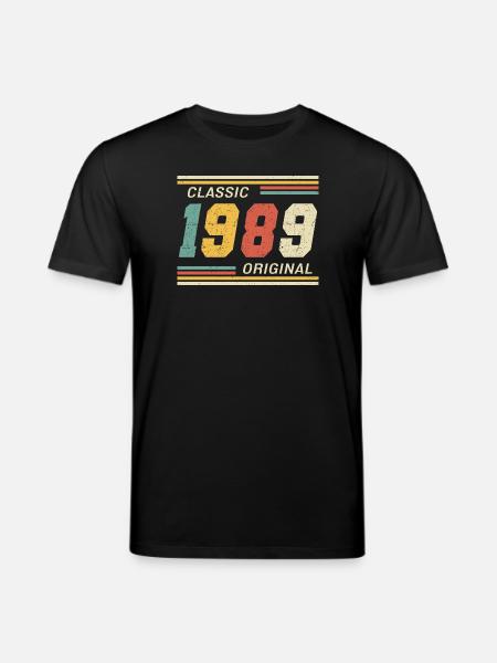 Classic 1989 original 1989 - Stanley/Stella CREATOR Unisex Organic T-Shirt - black