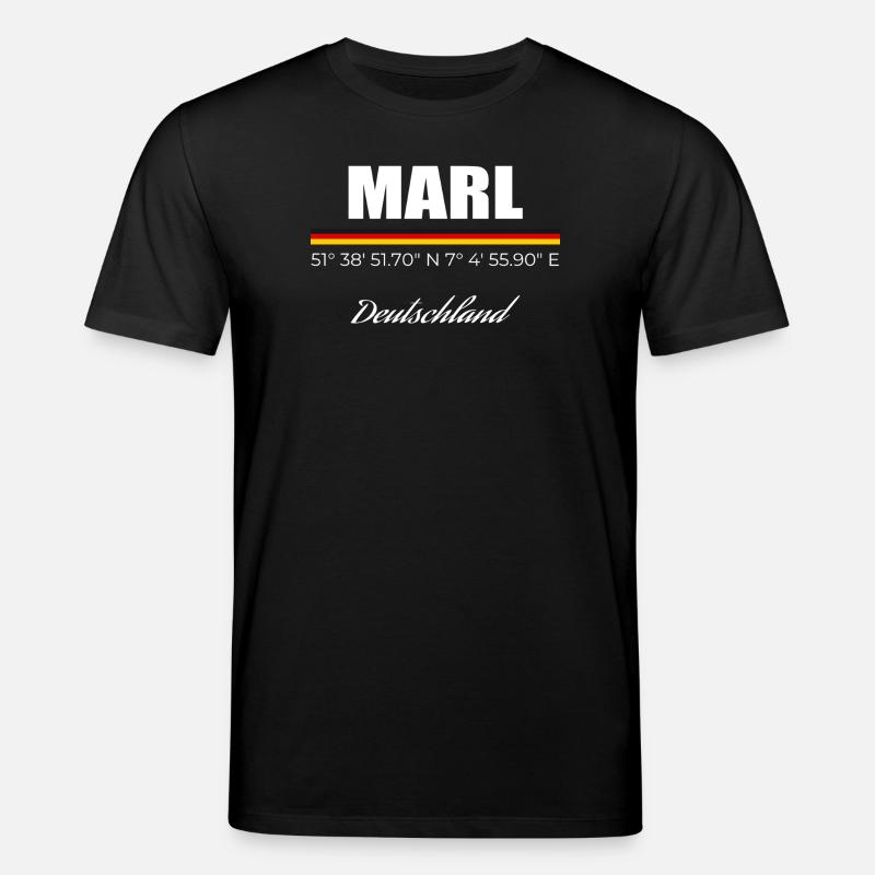 Marl - Stanley/Stella Unisex Bio-T-Shirt CREATOR  - Schwarz
