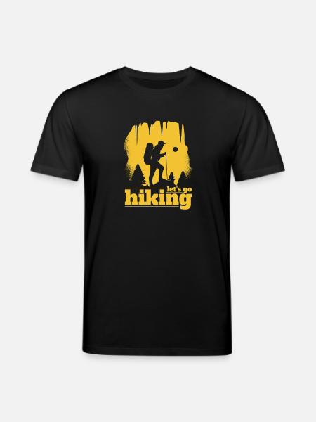 Let's Go Hiking - Stanley/Stella Unisex Bio-T-Shirt CREATOR - Schwarz