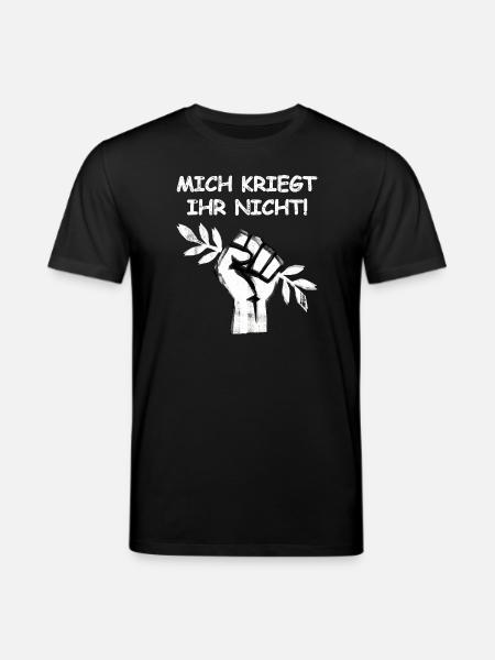 Gegen Krieg Für Frieden - Stanley/Stella Unisex Bio-T-Shirt CREATOR  - Schwarz