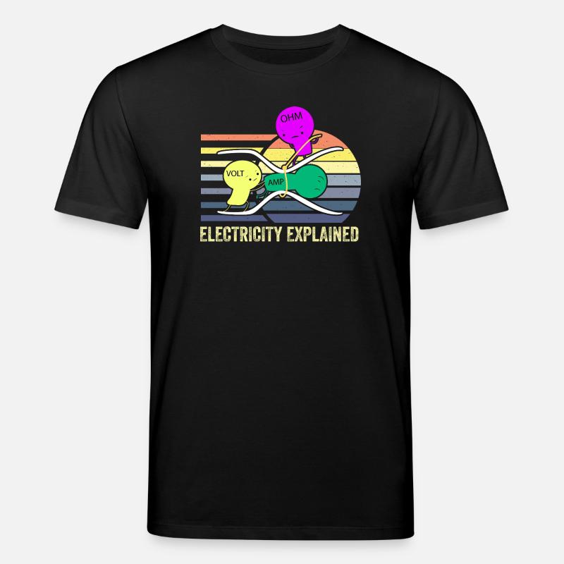 Elektrizitätstrio: Ohm Amp Volt - Stanley/Stella Unisex Bio-T-Shirt CREATOR  - Schwarz