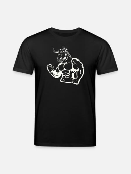 Kraftbulle Muskelheld - Stanley/Stella Unisex Bio-T-Shirt CREATOR - Schwarz