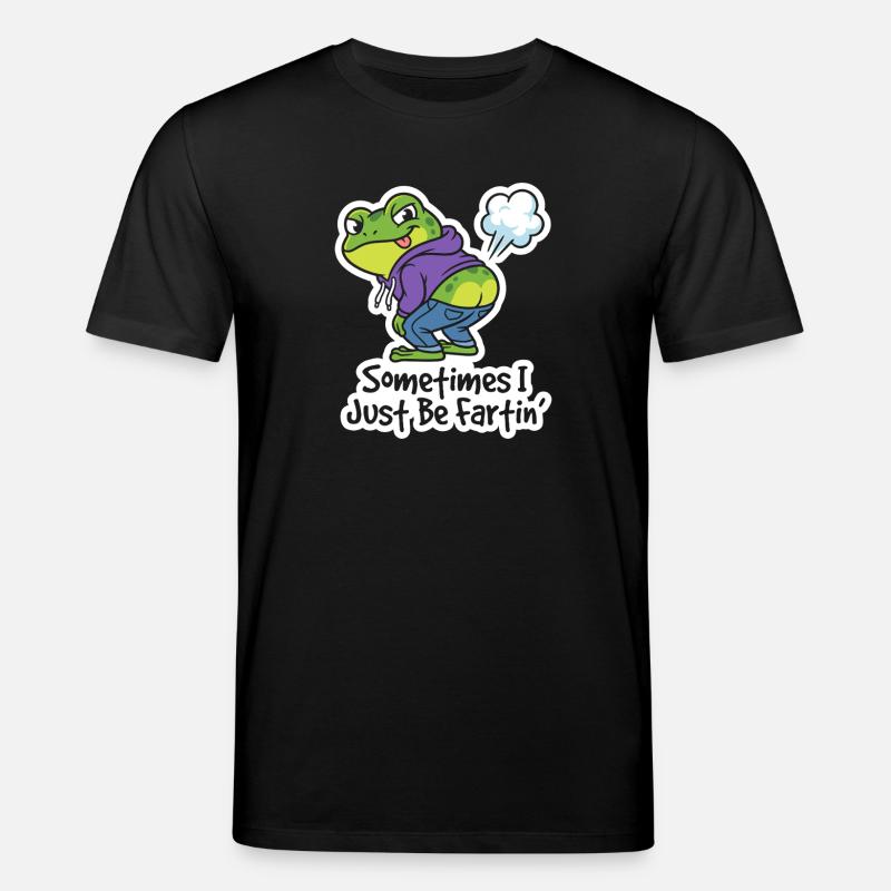 Sweat à capuche grenouille riant - T-shirt bio CREATOR Stanley/Stella Unisexe - noir