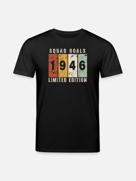 Jubiläum 1946 – 80 Jahre - Stanley/Stella Unisex Bio-T-Shirt CREATOR  - Schwarz