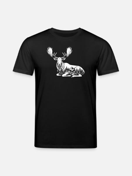 Elk - Stanley/Stella CREATOR Unisex Organic T-Shirt - black
