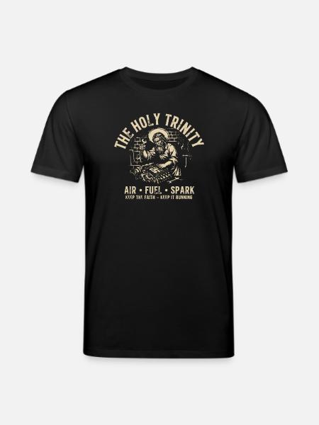 Holy Trinity Motor T-Luft-Kraftstofffunke - Stanley/Stella Unisex Bio-T-Shirt CREATOR - Schwarz