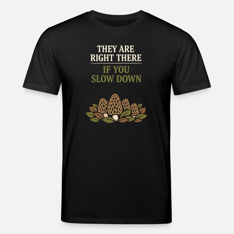 Morchelpilz-jäger Wilde Morchelpilze Auf - Stanley/Stella Unisex Bio-T-Shirt CREATOR  - Schwarz