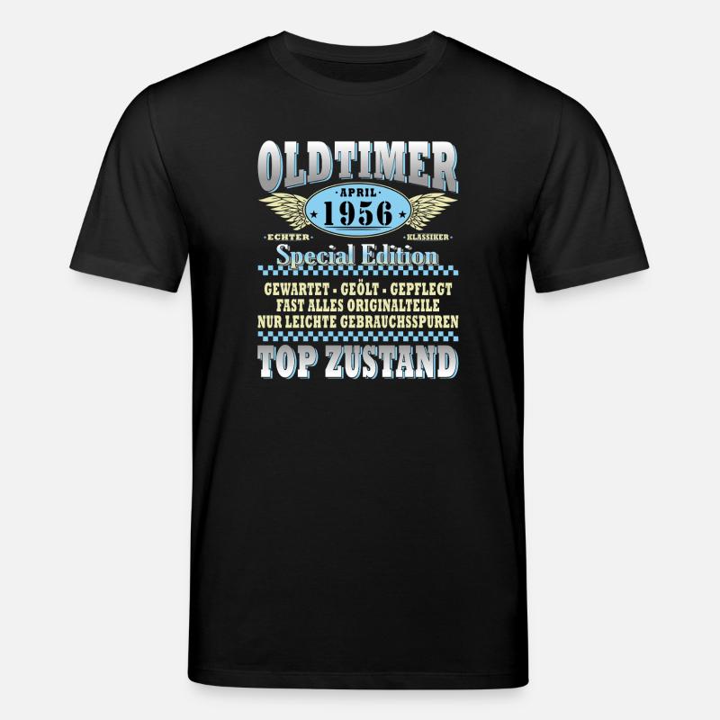 Oldtimer 1956 Special Edition - Stanley/Stella Unisex Bio-T-Shirt CREATOR  - Schwarz