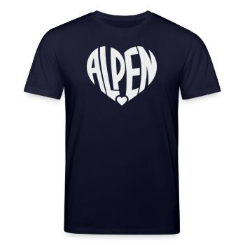 Alpen Herz-Logo - Stanley/Stella Unisex Bio-T-Shirt CREATOR  - Navy - Vorne