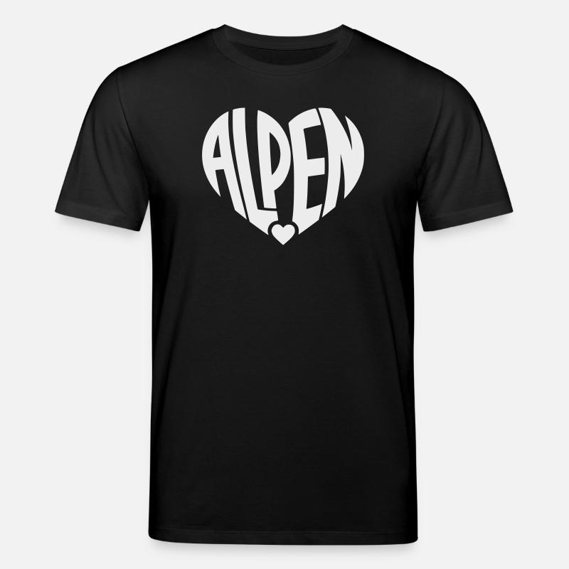 Logo du Cœur des Alpes - T-shirt bio CREATOR Stanley/Stella Unisexe - noir