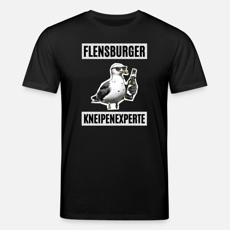Flensburger Kneipen Experte - Stanley/Stella Unisex Bio-T-Shirt CREATOR  - Schwarz