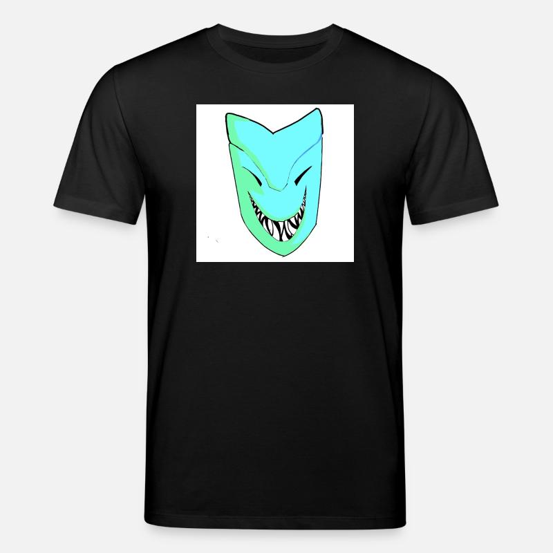 Masque souriant dans le dégradé - T-shirt bio CREATOR Stanley/Stella Unisexe - noir