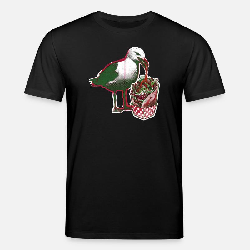 Döner Möwe - Stanley/Stella Unisex Bio-T-Shirt CREATOR  - Schwarz
