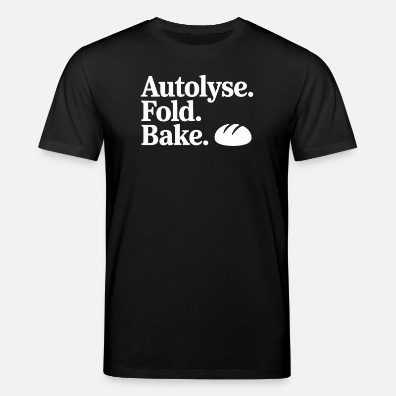 Bread Art Autolyse Fold Bake - T-shirt bio CREATOR Stanley/Stella Unisexe - noir
