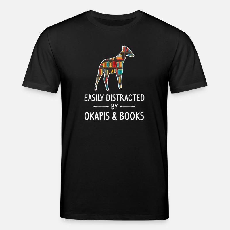 Silhouette der Alpaka-Bibliothek - Stanley/Stella Unisex Bio-T-Shirt CREATOR  - Schwarz