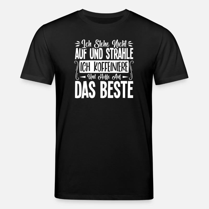 kaffee Spruch Kaffeetrinker kaffeeliebhaber - Stanley/Stella Unisex Bio-T-Shirt CREATOR  - Schwarz
