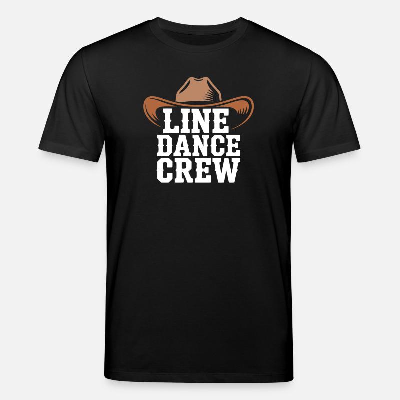 Line Dance Crew Cowboy Hat - Stanley/Stella Unisex Bio-T-Shirt CREATOR - Schwarz