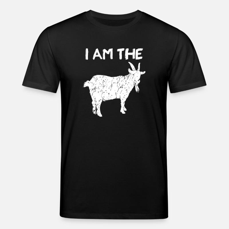 Ich bin die GOAT-Silhouette - Stanley/Stella Unisex Bio-T-Shirt CREATOR  - Schwarz