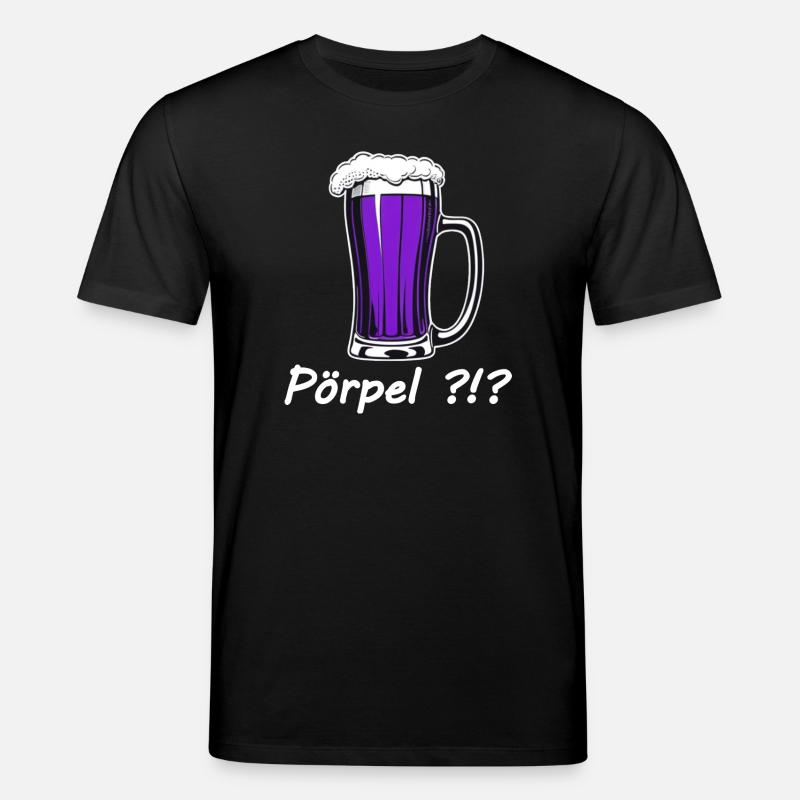 Pörpel Bier - Stanley/Stella Unisex Bio-T-Shirt CREATOR  - Schwarz