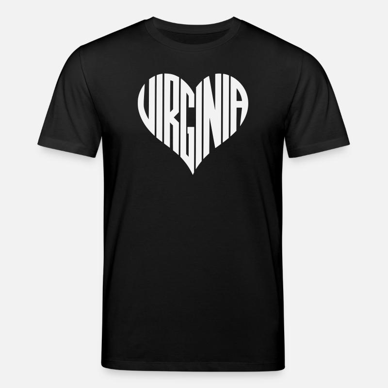 Virginia Heart Design - T-shirt bio CREATOR Stanley/Stella Unisexe - noir