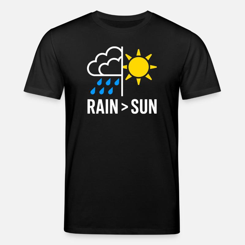 Rain Over Sun Regen - Stanley/Stella Unisex Bio-T-Shirt CREATOR  - Schwarz