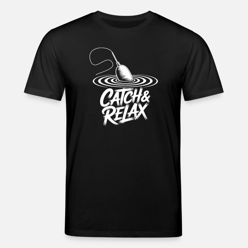 Angeln & Relax - Stanley/Stella Unisex Bio-T-Shirt CREATOR - Schwarz