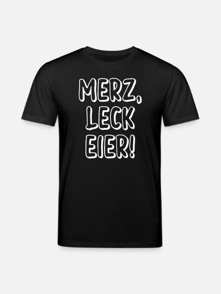 Merz Leck Eier Schriftzug - Stanley/Stella Unisex Bio-T-Shirt CREATOR - Schwarz