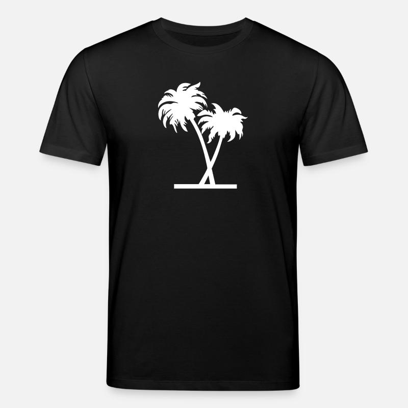 Palmiers - T-shirt bio CREATOR Stanley/Stella Unisexe - noir