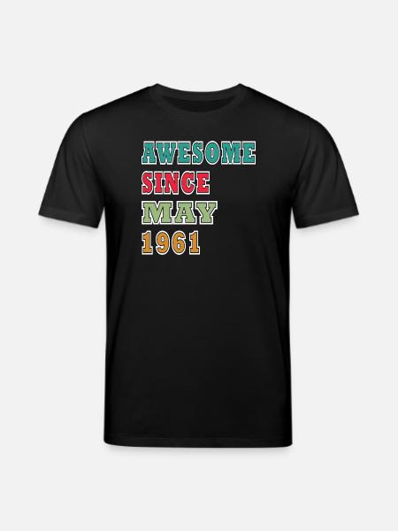 Cult date May 1961 - Stanley/Stella CREATOR Unisex Organic T-Shirt - black