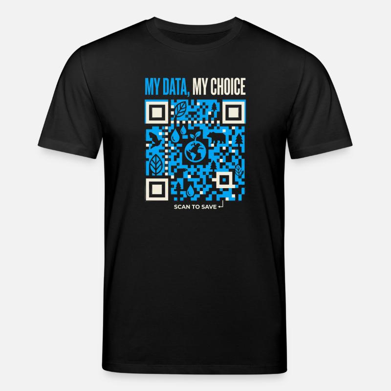 My Data My Choice - Stanley/Stella Unisex Bio-T-Shirt CREATOR  - Schwarz