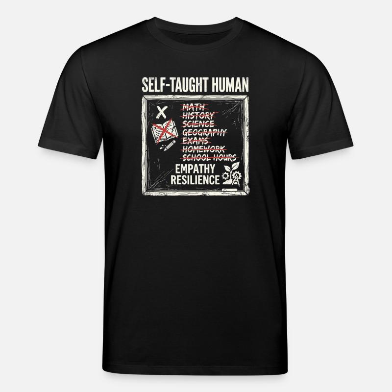 Self Taught Human - Stanley/Stella Unisex Bio-T-Shirt CREATOR  - Schwarz