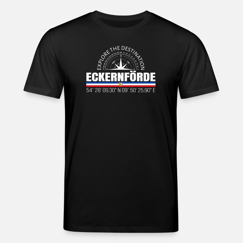 Eckernförde - Stanley/Stella Unisex Bio-T-Shirt CREATOR  - Schwarz
