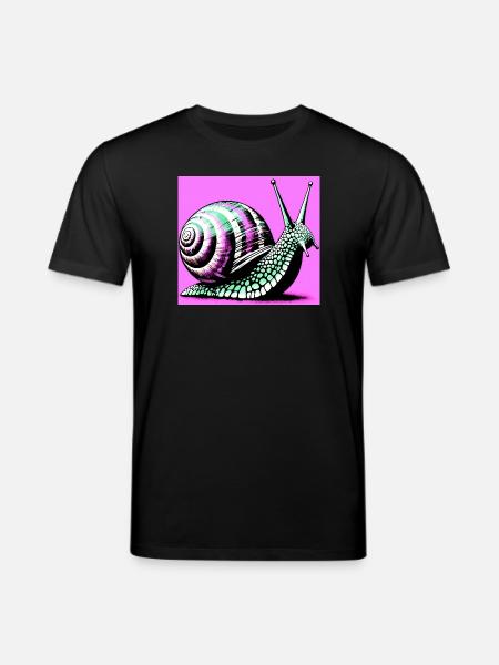 Snail - Stanley/Stella CREATOR Unisex Organic T-Shirt - black