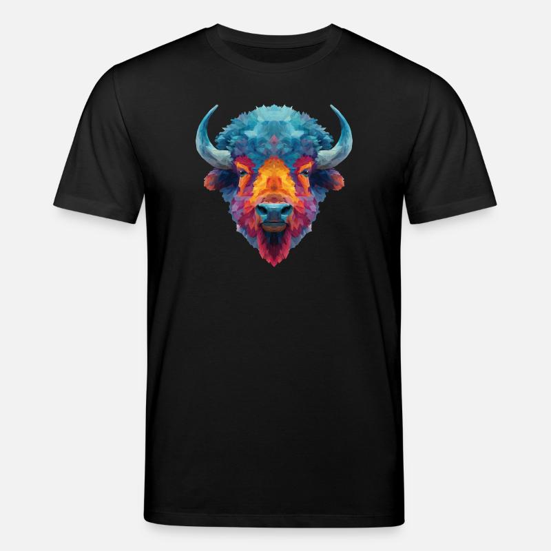 Bison - Stanley/Stella Unisex Bio-T-Shirt CREATOR  - Schwarz