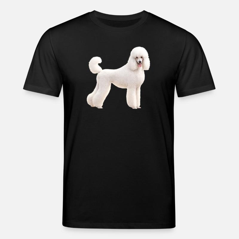 Pudel Large White - Stanley/Stella Unisex Bio-T-Shirt CREATOR  - Schwarz