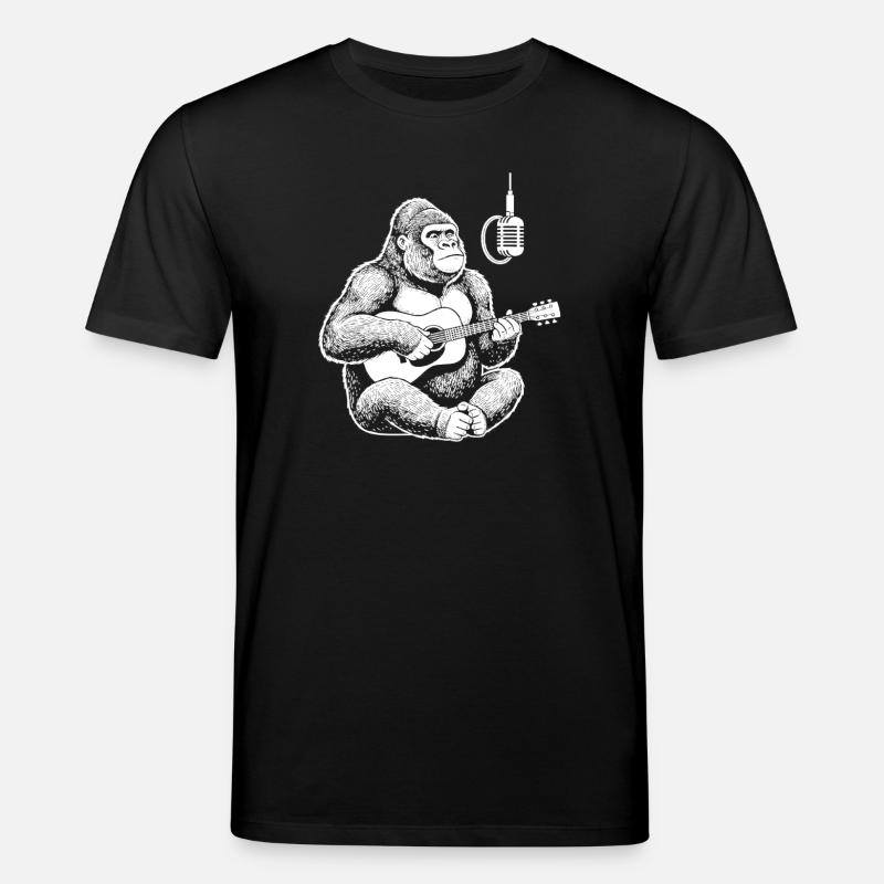Gorilla Guitar Jam - Stanley/Stella Unisex Bio-T-Shirt CREATOR  - Schwarz