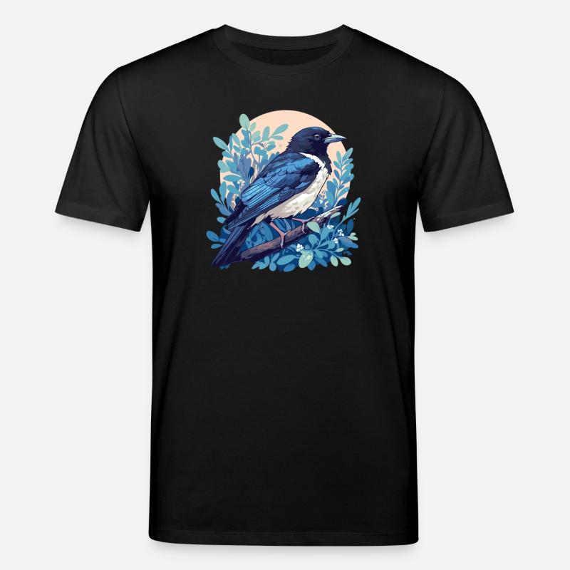 Elstern Elster - Stanley/Stella Unisex Bio-T-Shirt CREATOR  - Schwarz