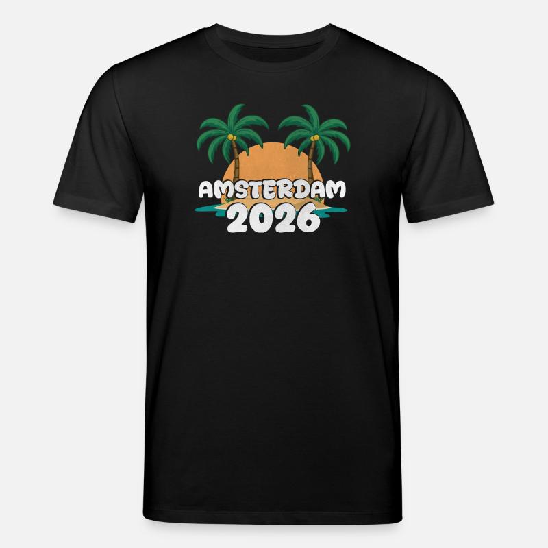 Amsterdam 2026 - Stanley/Stella Unisex Bio-T-Shirt CREATOR  - Schwarz