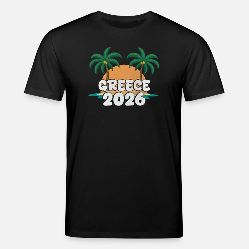 Greece 2026 - Stanley/Stella Unisex Bio-T-Shirt CREATOR  - Schwarz