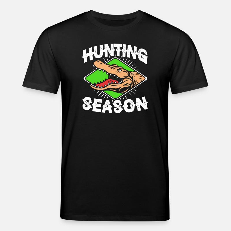 Chasse au crocodile - T-shirt bio CREATOR Stanley/Stella Unisexe - noir