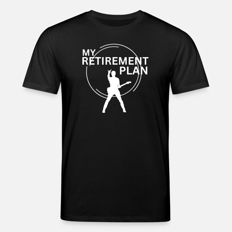 Rockmusik-Ruhestandsplan - Stanley/Stella Unisex Bio-T-Shirt CREATOR - Schwarz