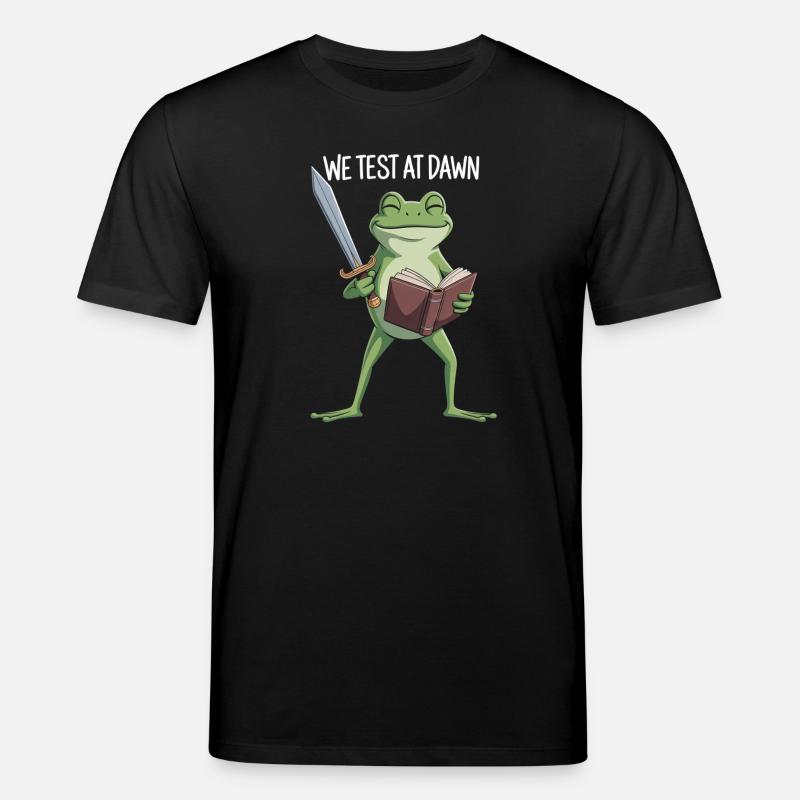 Grenouille de Test de l’Aube - T-shirt bio CREATOR Stanley/Stella Unisexe - noir